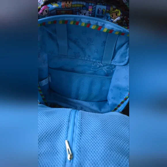Tokidoki x JuJuBe Be Right Back Diaper Bag Backpack + Changing Pad | Rare Collab - Picture 10 of 14